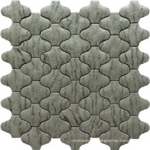 Grey Lantern Fullbody Recycle Glass Mosaic for Kitchen Backsplash